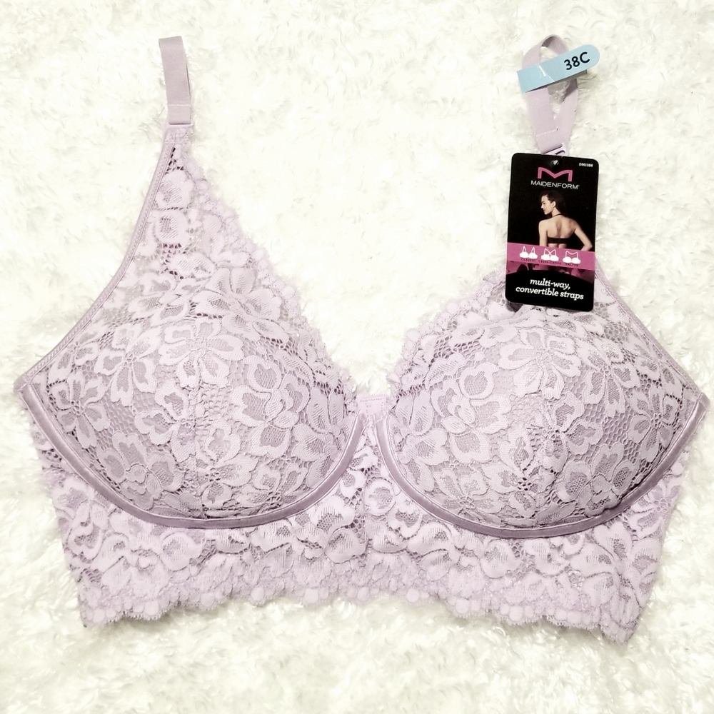 Maidenform Lavender Lace Bra